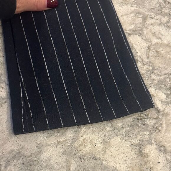 Urban Outfitters Navy Striped Trousers - Picture 6 of 6